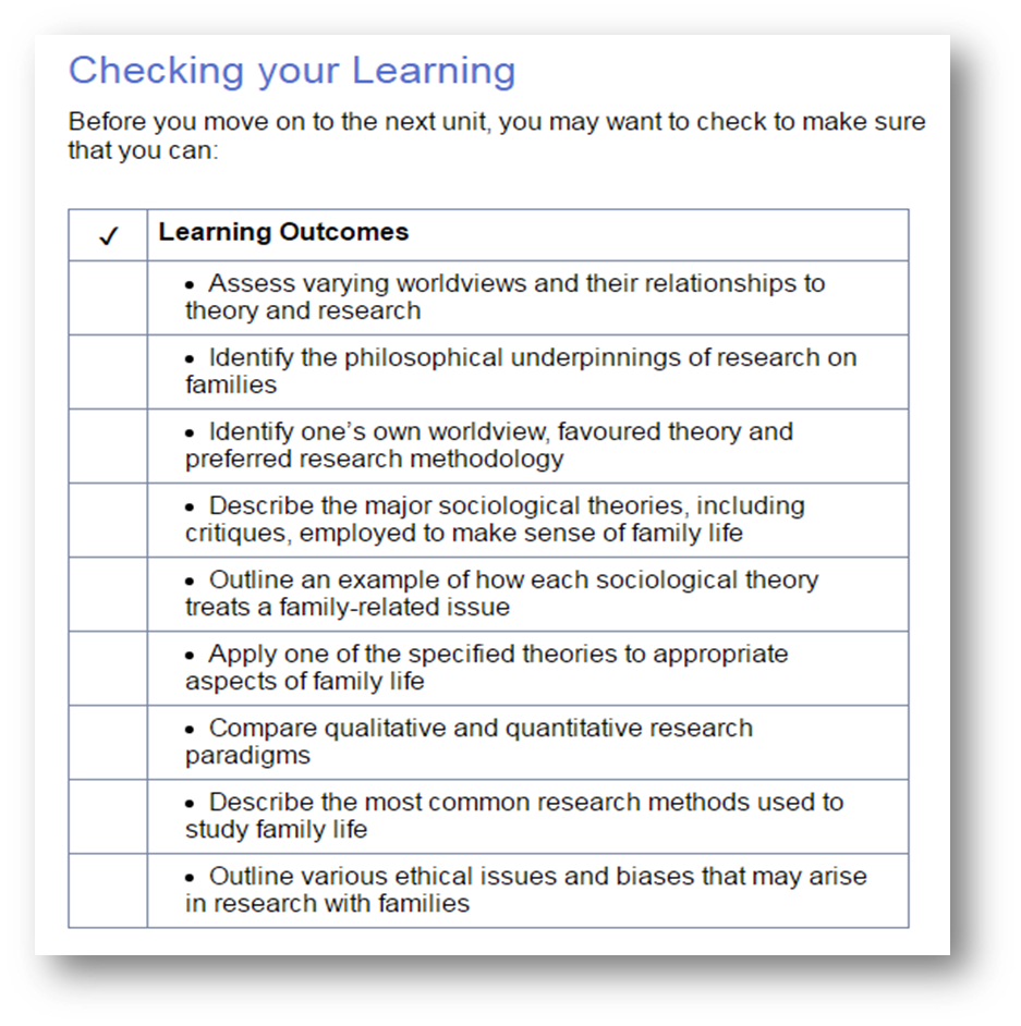importance of evaluating learning activities